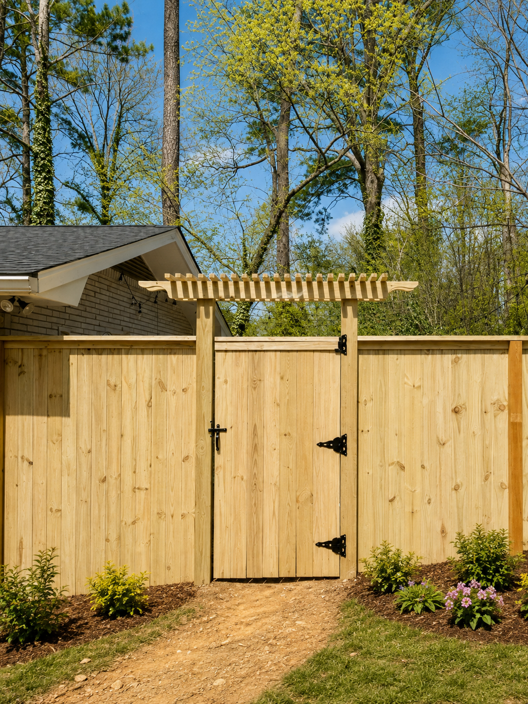 Trellis fence